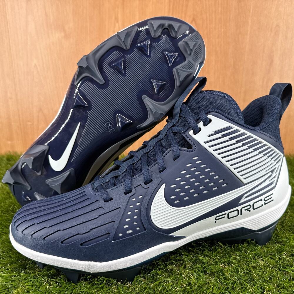 Nike Force Savage Pro 3 College Navy Football Cleats DA5453-400 Men's Size 11.5